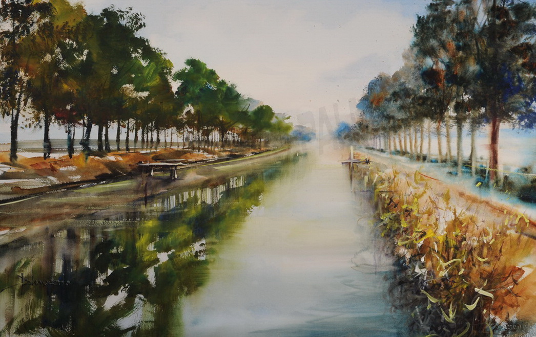 La moitié du chemin